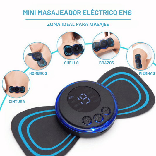 ¡NUEVO PACK (x2) MINI MASAJEADOR MUSCULAR EMS!
